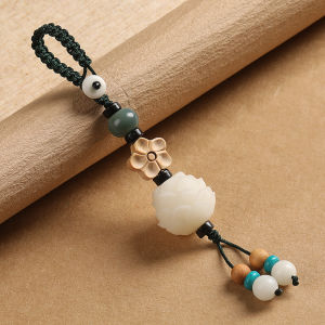 Padauk Material Phone Chains Womens Style Anti-Loss Wrist Strap High-End Mobile Phone Lanyards Digital Accessories