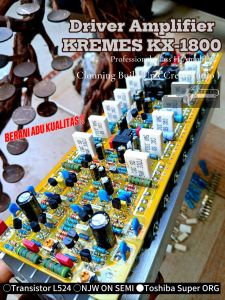 Driver Amp KREMES KX-1800 TEF 2U | Professional Class H | System Amplifier Clonning Buildup