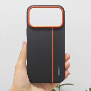 Business PU Leather Texture Colored Splic Phone Case for IPhone Air 17 Pro 17 Pro Max Anti-Scratch Ultra-thin Protection Cover