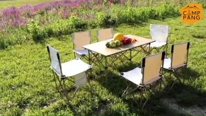 Camppang โต๊ะสนาม พับได้ โต๊ะแคมป์ปิ้ง โครงเหล็ก อเนกประสงค์ มี3สี 2ขนาด แคมป์ปิ้งปิกนิก โต๊ะพับได้ ขนาดพกพา