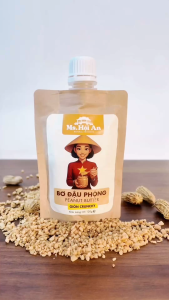 Bơ Đậu Phộng Hạt Giòn Ms. Hoi An - Không Đường Không Dầu - Thuần Chay Eat Clean Gym