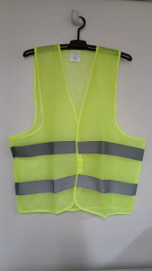 NEON GREEN Adult Safety Vest High Visibility Reflective Vest