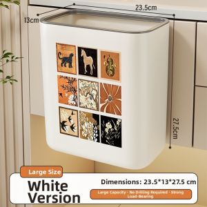 evesigar | Wall-mounted Cabinet Kitchen Garbage Bin