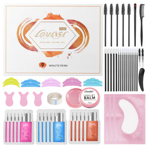 Lomansa 15 Pieces/Lot 8-12 Minutes Brow Lamination Kit 2 In 1 Sachet Perm Fixation Lotion Lash Lifting 6-8 Weeks Makeup Tools