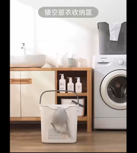 Tempat Keranjang Loundry Basket Dengan Gagang / keranjang Besar Penyimpanan Pakaian Kotor