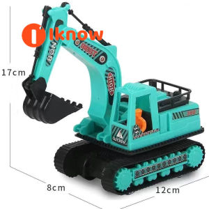 I know Excavator Toy Large Inertial Engineering Vehicle Excavator Excavator Hook Machine Simulation Model