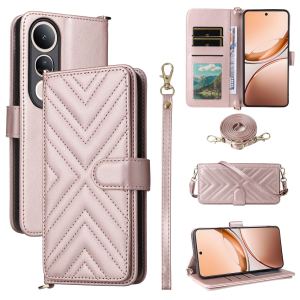 POCO F7 5G Flip Case For Xiaomi Mi POCO F7 PocoF7 5G Multi functional Leather Phone Cover Casing Card Slot Wallet Stand Holder Soft TPU Edge Shockproof Bumper Lanyard Cross Rope