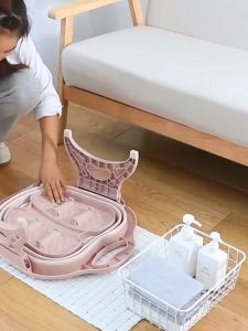 BASKOM LIPAT RENDAM KAKI FILA FOLDABLE FOOTBATH EMBER CUCI KAKI SPA PEDICURE REFLEKSI SERBAGUNA