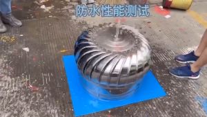 Stainless Steel Roof Fan 200/400/600/800mm Exhaust Cap Round Rotating Smokestack Ventilation for Exterior Chimney Cover Smokestack Cover Heat and Cold Resistant Corrosion-Proof Non-Electric Ventilation Roof Turbo Ventilation Hole for Home Factory Attic F