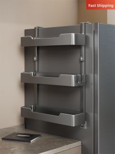 evesigar | Refrigerator Side Wall Mounted Multi-layer Storage Rack