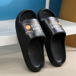 Thick Bottom Slip-On Shoes for Couples Summer Soft Anti-Slip Lightweight Indoor Outdoor Wearable Mens Womens Slippers