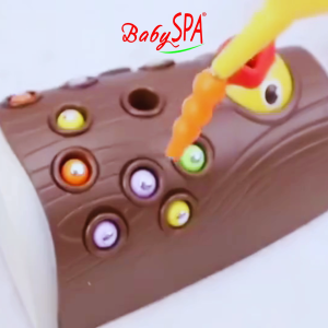 [𝐒𝐆 𝐒𝐞𝐥𝐥𝐞𝐫] BabySPA Feed the Baby Bird Game | Fun Kids Learning Toy – 8 worms