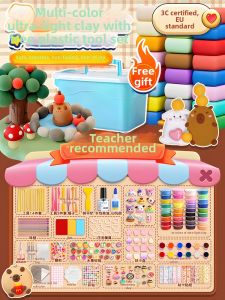 Safe Non-Toxic Light Clay for Kids