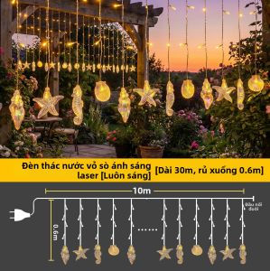 ANQIYUE | Đèn Nước Trang Trí Ngoài Trời Chống Nước LED