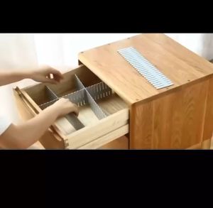 4pcs Adjustable Drawer Divider Partition Board Underwear Organizer Cabinet Drawer Free Combination P2432