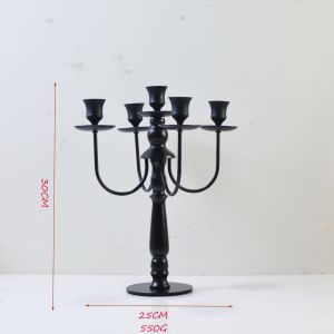 Rustic French Romantic Atmosphere Cast Iron Candle Holder