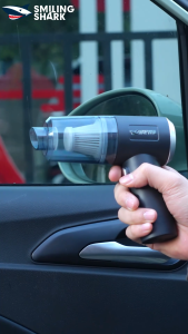 SMILING SHARK Mini Vacuum Cleaner Portable In Vehicle Powerful Vacuum Cleaner Type-c Rechargeable Light convenient Removable Cleaning Special For Cleaning Dust  XCQ101
