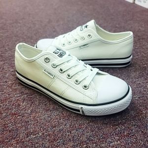 All America school shoe canvas / kasut sekolah hitam 3337