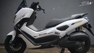 Decal nmax old keren full body putih emas white gold