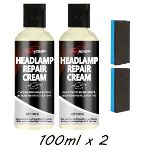 Motorcycle Headlight Repair Heat resistant protection eliminating yellowing/cracking/oxidation polishing to remove car scratches