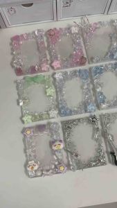 Kpop Ins style photocard acrylic shell card brick DIY transparent photocard protection photocard holder photo frame 贝壳卡砖 滴胶卡砖 UV胶卡砖 小卡保护套 保护壳 DIY卡砖