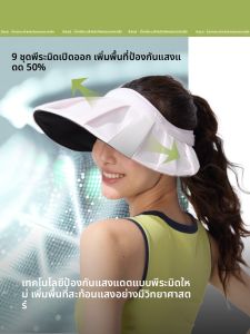 หมวกกันแดดแบบปีกกว้างลายเรือใบผ้ากำมะหยี่สีดำ ทรงลำลอง ฤดูร้อน ป้องกันรังสียูวี ระบายอากาศได้ดี สำหรับผู้หญิง