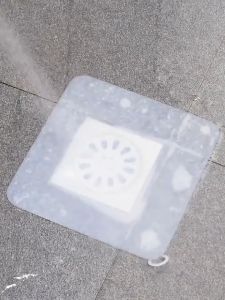 แผ่นซิลิโคนปิดช่องระบายน้ำ กันกลิ่น กันแมลง/ดักจับสิ่งสกปรก ที่ปิดฝากท่อ แก้ปัญหาท่ออุดตัน BO-E010