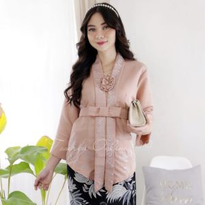 ATASAN Kebaya Encim Senada Modern Aplikasi Mote