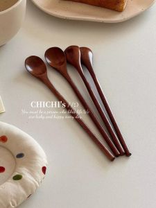 Chinese Retro Wooden Stirring Spoon