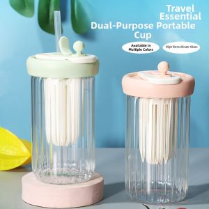 Simple Heat-Resistant Borosilicate Glass Cup with Infuser