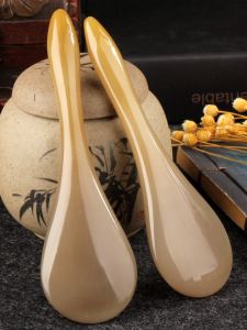 Horn Muscle-Poking Stick Facial Beauty Scraping Facial Eye Special Scraping and Pulling Meridian Foot Massage Manual Acupuncture Pen Female