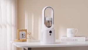 [SG In Stock] Bladeless Fan Portable circulating fan 6-speed adjustable Humidified air USB night light fan