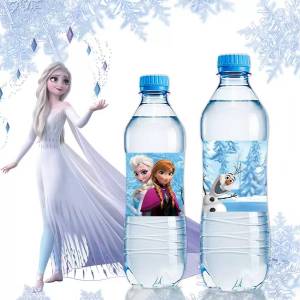 Disney | 10/40 PCS New Waterproof Stickers Bottle Labels for Kids Birthday Party Decorations Baby Shower Gifts