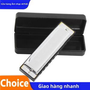 IRIN | Sáo Harmonica 10 Lỗ 20 Âm Khóa G Nhạc Cụ Hơi Gỗ Phù Hợp Cho Người Yêu Nhạc Đàn Miệng Để Biểu Đạt Cảm Xúc Âm Nhạc