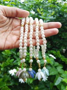Souvenir Tasbih Flowers - Souvenir Umroh Haji - Souvenir Nikahan - Souvenir Siraman - Tasbih Mutiara 33 Butir