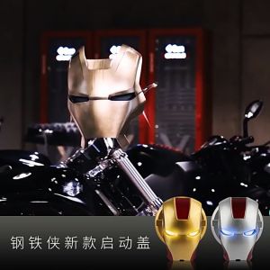 Tombol Start Button Cover Mobil Iron Man Black Panther Car Engine Interior Pelindung