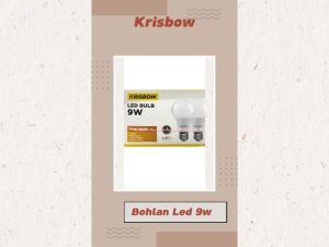 Krisbow Led Bulb 9watt 5pcs Cool Daylight Warm White 9w Lumi Bola Lampu Garansi 2tahun Hemat Energi Bohlam Bolam Kris
