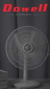 Dowell Elite Series Desk Fan with High Performance Motor 3 PP Blade | TF3-ELITE16