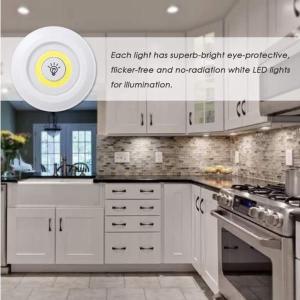 ✨One control multi-light！light led Super Bright COB LED Night Light - Adjustable Wireless Remote Control Energy-Saving Stick-On Design. Two color temperature options Suitable for Kitchen Cabinets Bathrooms Dormitories All-Season Use