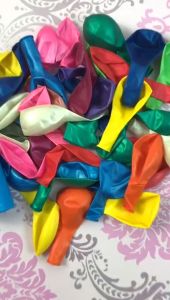 DINOSO Balon Latex Metalik 12 Inch Polos Bulat ECERAN (isi 1 10 20 30 pcs) bahan balon tebal ulang tahun balon karet