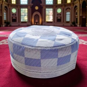 Peci Madinah Bugis Original/ Kopiah Madinah Bugis /Songkok Putih Madinah Bugis Dewasa