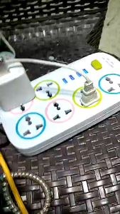 Extension Cord with USB Port Power Strip High-power Multi-switch Socket Cable Length Socket