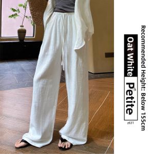 XIANYIJIAO | Navy Blue Loose Fit Flax Culottes