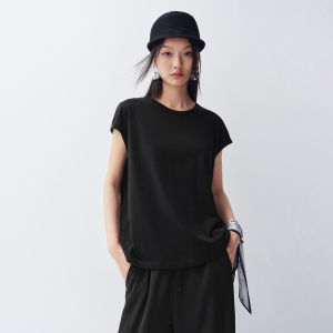 PEACEBIRD | Lyocell Blend Casual Office Lady T-Shirt