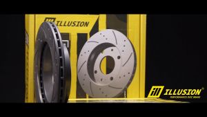 TOYOTA HILUX KUN25 / KUN26 (2005~2015) FRONT (DEPAN) ILLUSION DISC ROTOR SPORT SLOTTED & DRILLED ANTI RUSTING MADE FROM THAILAND 100% QUALITY PERFOMANCE [1SET 2PCS]