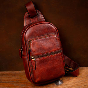 Mantime | Vintage Handmade Leather Crossbody Bag