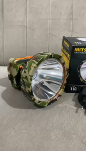 Mitsuyama Headlamp Jumbo MS-238P 100W Fitur Dimmer Lampu LED untuk Camping Hiking