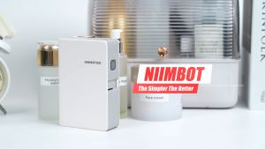 NIIMBOT N1 Label Printer Portable Label Maker with Black Ribbon Cartridge and White Labels Support Multi-Color Printing Label Maker Machine for Indoor/Outdoor Equipment & Cable