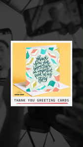 Thank You Card - Thank You for Being Such an Important Part of My Story | Floating Books | A6