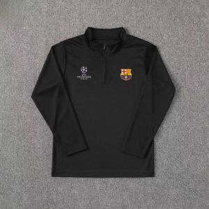 Madrid Training Long Sleeve Sportswear Zipper Collar Quick Dry Running Top for Fans And Players Customizable Home Stadiumwear